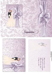 Card on a Card Wedding Couple
