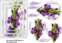 Painted Flowers and Lace