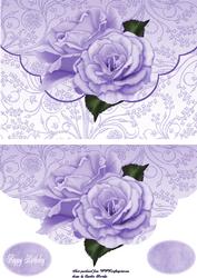 Lavender Envelope Card