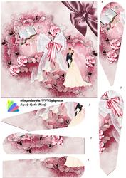 Bride and Groom Fan Pryamage