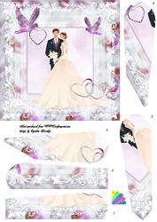 Wedding Day Couple Fan Pryamage