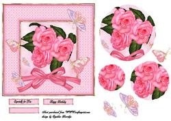 3 Roses 6x6