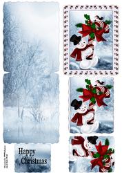 Snowman Easel Card