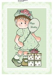 A4 Cutie Gift Box Card