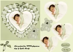 Heart Frame with Baby