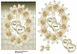 7x5 Sympathy Hearts