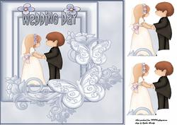 8x8 Bride and Groom