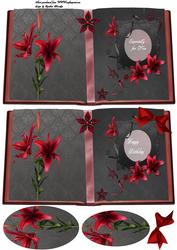 Red Lilies Book