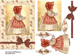 Sunbonnet Sue Framed