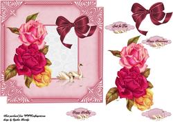 Red and Pink Rose