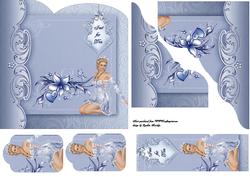Blue Fairy Card Bookmark