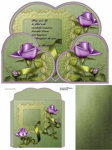 Lavender Rose Heart Shape Kit