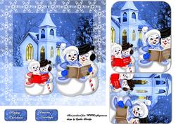 Christmas Snow Family