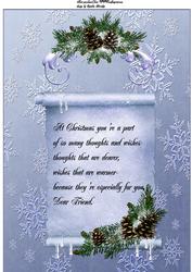 A4 Christmas Scroll