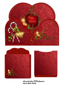 Christmas Heart Fold Kit