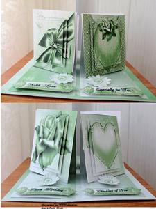 Mint Quad Easel Card Kit