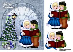 Christmas Window Carol Singers