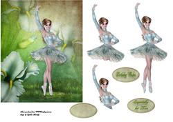 Ballerina in the Garden