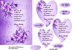 Lavender Birthday Verse