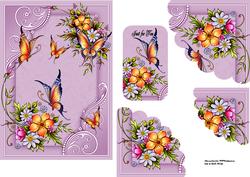 Floral and Butterflies
