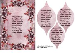 Flower Frame Birthday