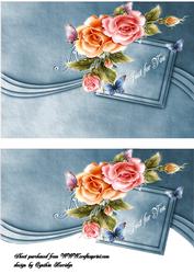 Blue Envelope Card