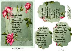 Rose Birthday Verse