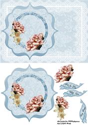 A5 Bracket Frame Blue
