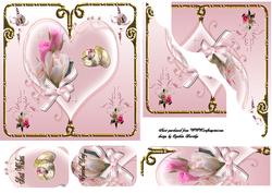 Wedding Day Pockets and Bookmark