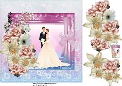 Lace and Flowers Wedding or Anniversary