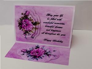 Lavender Rose Easel Kit