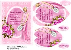 Pink Vintage Lady
