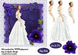 Lady in White Ball Gown