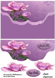 Sugar Baby Rose Envelope Card