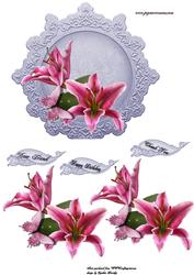 Lavender Lily Topper