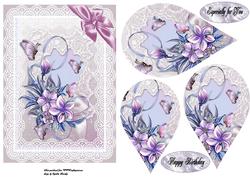 Flowers Tear Drop