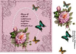Pink Rose Frame