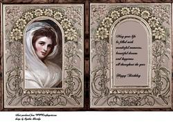 Vintage Lady Insert