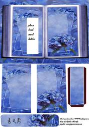Vintage Blue Book and Bookmark