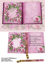 Vintage Rose Book