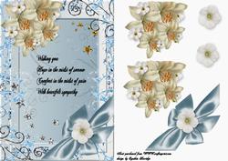 Sympathy Blue Card