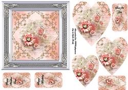 6x6 Framed Flowers