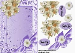 Lavender Card
