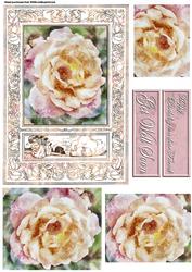 Floral Framed Rose
