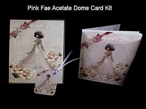 Pink Fae Dome Card Kit