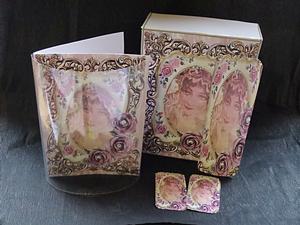 Vintage Lady Dome Card Kit