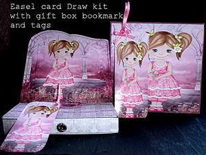 Little Girl Easel Draw Kit