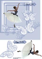 Ballerina Butterfly Blue