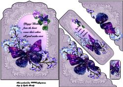 Butterfly Shaped Card