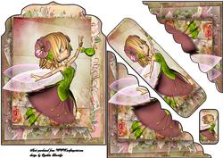 Flower Fairy Shaped Card